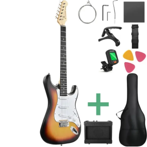 Donner DST-80 Electric Guitar Package Sunburst